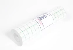 Film vinyle 90 microns adhésif semi-repositionnable transparent brillant avec support pré-découpé