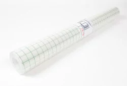 Film vinyle 90 microns adhésif semi-repositionnable transparent brillant avec support pré-découpé