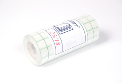 Film vinyle 70 microns adhésif semi-repositionnable transparent brillant avec support prédécoupé