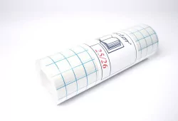 Film vinyle 90 microns adhésif repositionnable transparent brillant