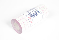 Film vinyle 90 microns adhésif instantané transparent brillant avec support prédécoupé