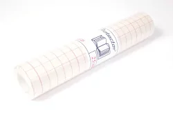 Film vinyle 70 microns adhésif instantané transparent brillant avec support prédécoupé