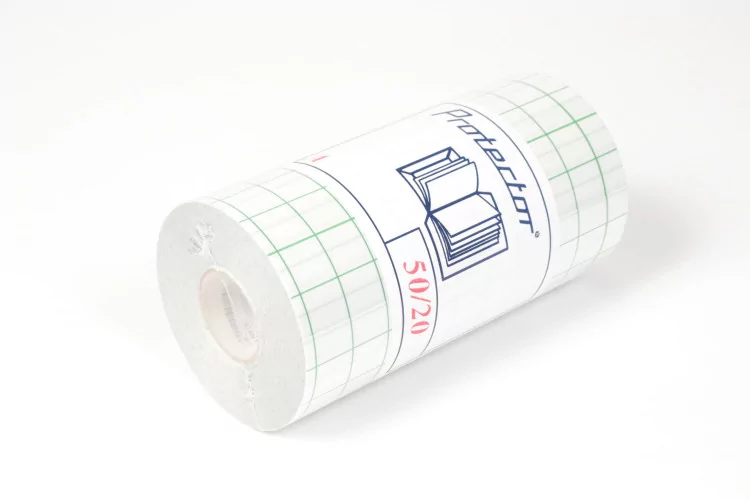 Protector A - PVC 90µ brillant anti-UV adhésif semi-repositionnable 50m 20cm
