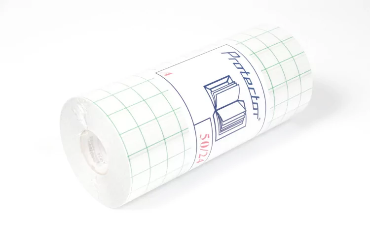 Protector A - PVC 90µ brillant anti-UV adhésif semi-repositionnable 50m 24cm