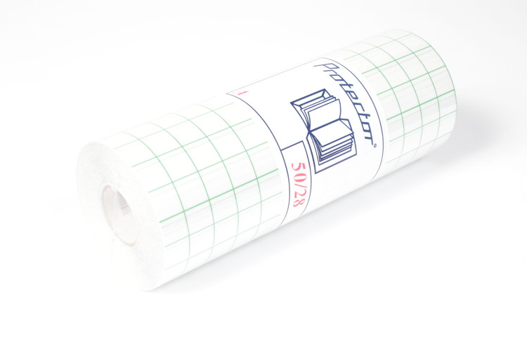 Protector A - PVC 90µ brillant anti-UV adhésif semi-repositionnable 50m 28cm