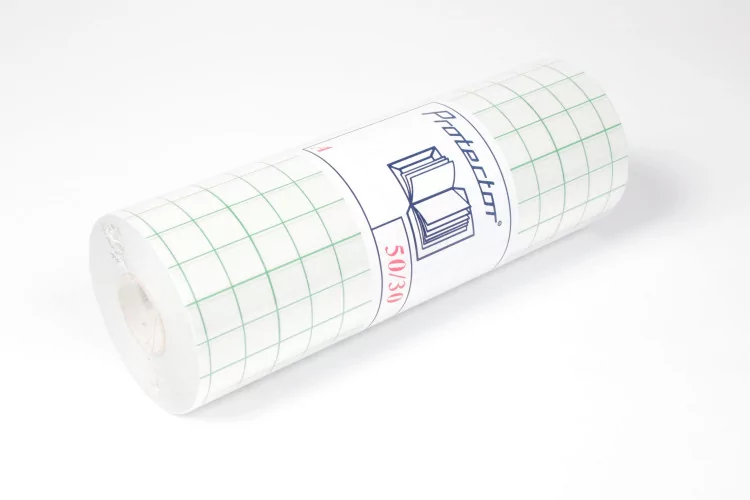 Protector A - PVC 90µ brillant anti-UV adhésif semi-repositionnable 50m 30cm