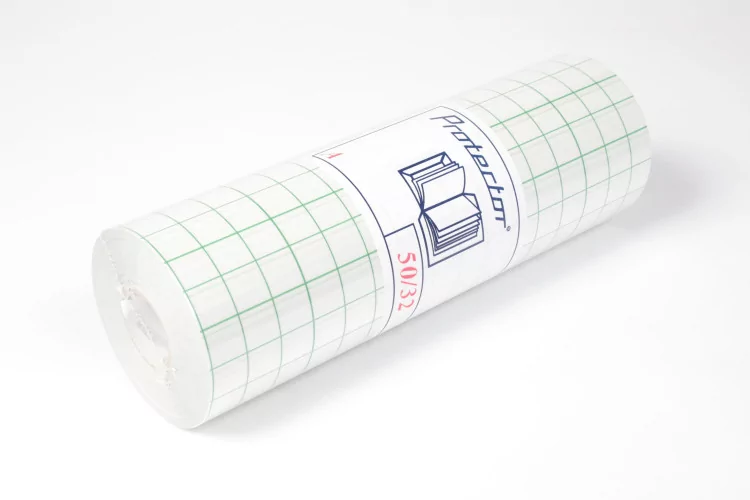 Protector A - PVC 90µ brillant anti-UV adhésif semi-repositionnable 50m 32cm