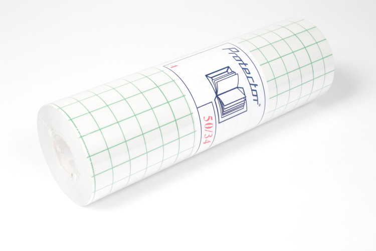 Protector A - PVC 90µ brillant anti-UV adhésif semi-repositionnable 50m 34cm