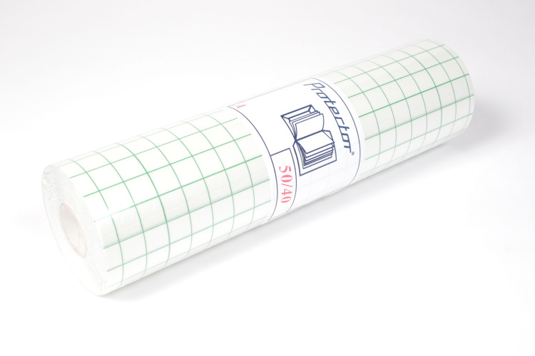 Protector A - PVC 90µ brillant anti-UV adhésif semi-repositionnable 50m 40cm