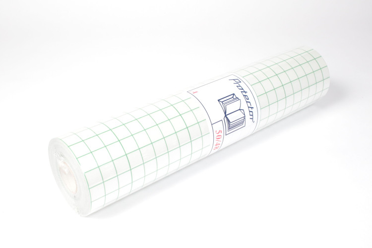 Protector A - PVC 90µ brillant anti-UV adhésif semi-repositionnable 50m 48cm
