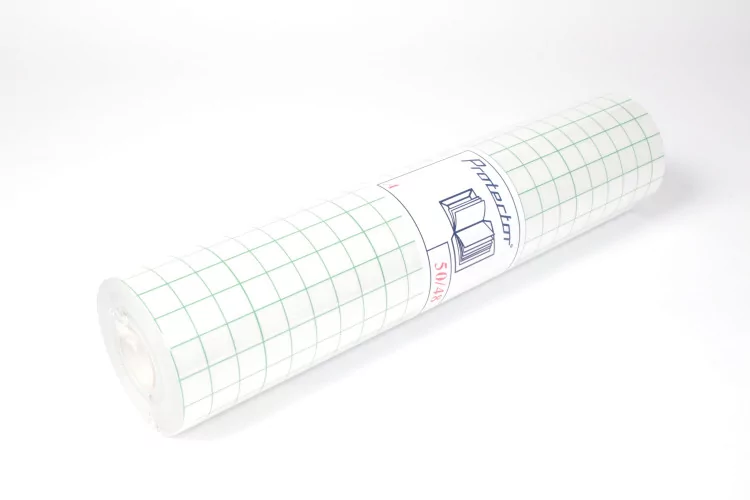 Protector A - PVC 90µ brillant anti-UV adhésif semi-repositionnable 50m 48cm