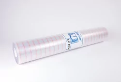 Film vinyle 70 microns adhésif super repositionnable transparent brillant avec support prédécoupé