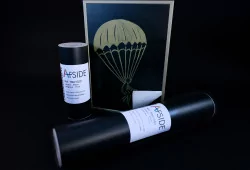 Film vinyle ardoise 120 microns adhésif semi-repositionnable noir mat
